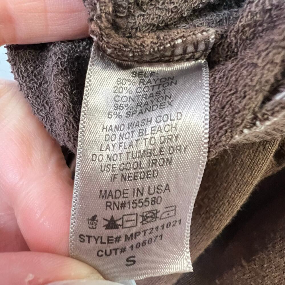 NWOT Free People Movement Freestyle Pants Dark Brown - Size Small Available - Picture 6 of 8